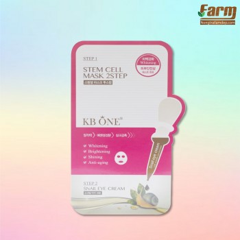 Mặt Nạ Dưỡng Chất Ốc Sên KB One - KB One Stem Cell Mask 2Step