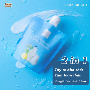 Muối Tẩy Da Chết Toàn Thân Baby Bright Milk And Lemon