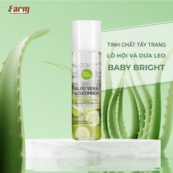 Tinh Chất Tẩy Trang Lô Hội Và Dưa Leo Baby Bright