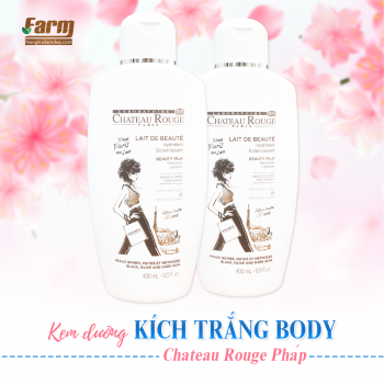 Sữa Dưỡng Kích Trắng Body Chateau Rouge 400ml