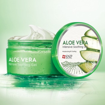 Gel Dưỡng Ẩm Dịu Da Chiết Xuất Nha Đam – SNP Aloe Vera Soothing Gel