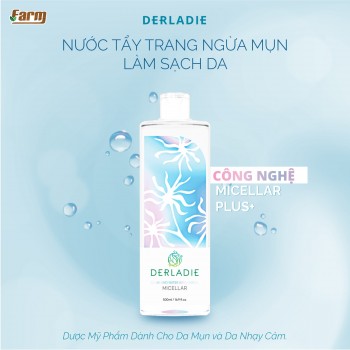 Nước Tẩy Trang Ngừa Mụn Làm Sạch Da Derladie 500ml