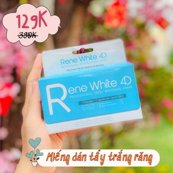 Miếng Dán Trắng Răng Rene White 4D