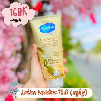 Dưỡng Thể Vaseline 10X Gluta - Hya Serum Bust UV Lotion
