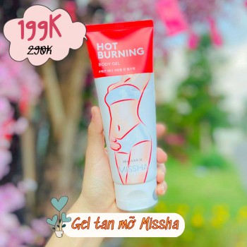 Gel Massage tan Mỡ Bụng Missha Hot Burning