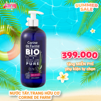 Nước Tẩy Trang Hữu Cơ Corine De Farme