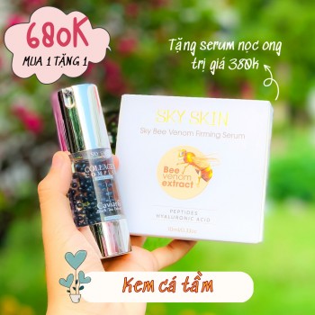 Kem Nước Trứng Cá Tầm và Trà Đen Sky