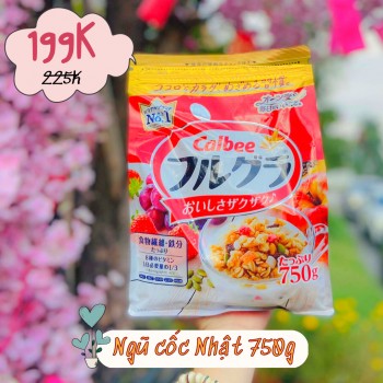 Ngũ cốc sấy khô Calbee Nhật Bản 750g