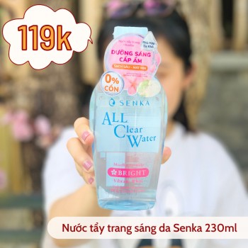 Nước tẩy trang Senka dưỡng trắng 230ml