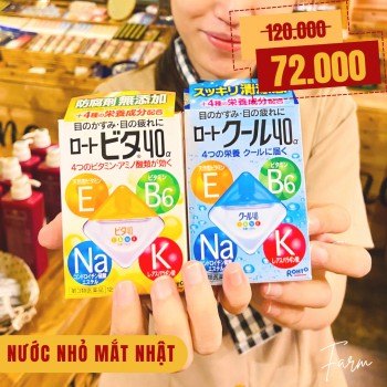 Thuốc nhỏ mắt Rhoto Nhật Bản