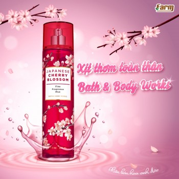 Xịt thơm Body Japanese Cherry Blossom Bath & Body Works