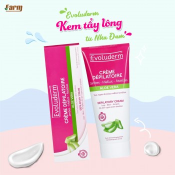 Kem Tẩy Lông Từ Nha Đam Evoluderm Pháp