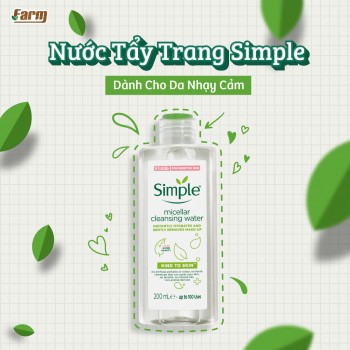 Nước Tẩy Trang Simple Dành Cho Da Nhạy Cảm 200ml