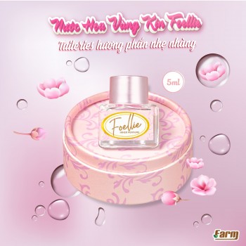 Nước Hoa Vùng Kín Foellie Tuileries hương phấn nhẹ nhàng 5ml