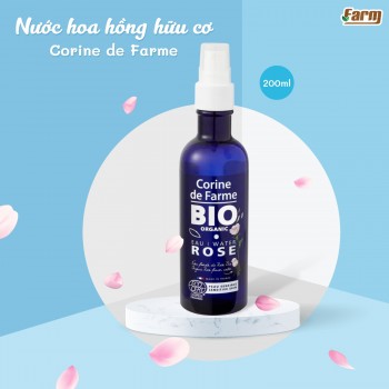 Nước Hoa Hồng Hữu Cơ Cho Da Nhạy Cảm Corine De Farme Bio Organic Rose Water 200ml