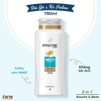 Dầu Gội Pantene Pro-V Smooth & Sleek 2in1