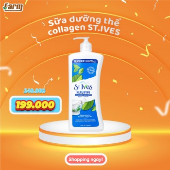Sữa Dưỡng Thể Trẻ Hóa Collagen ST.Ives 621ml