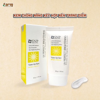 Kem chống nắng SNP UV Perfect Brightening Tone up Sun 50g