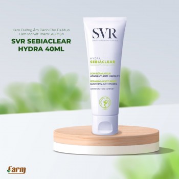 Kem Dưỡng Ẩm Dành Cho Da Mụn, Làm Mờ Vết Thâm Sau Mụn SVR Sebiaclear Hydra 40ml