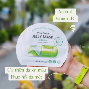 Mặt Nạ Banobagi Vita Genic Jelly Mask Hàn Quốc - Relaxing (Xanh Lá)