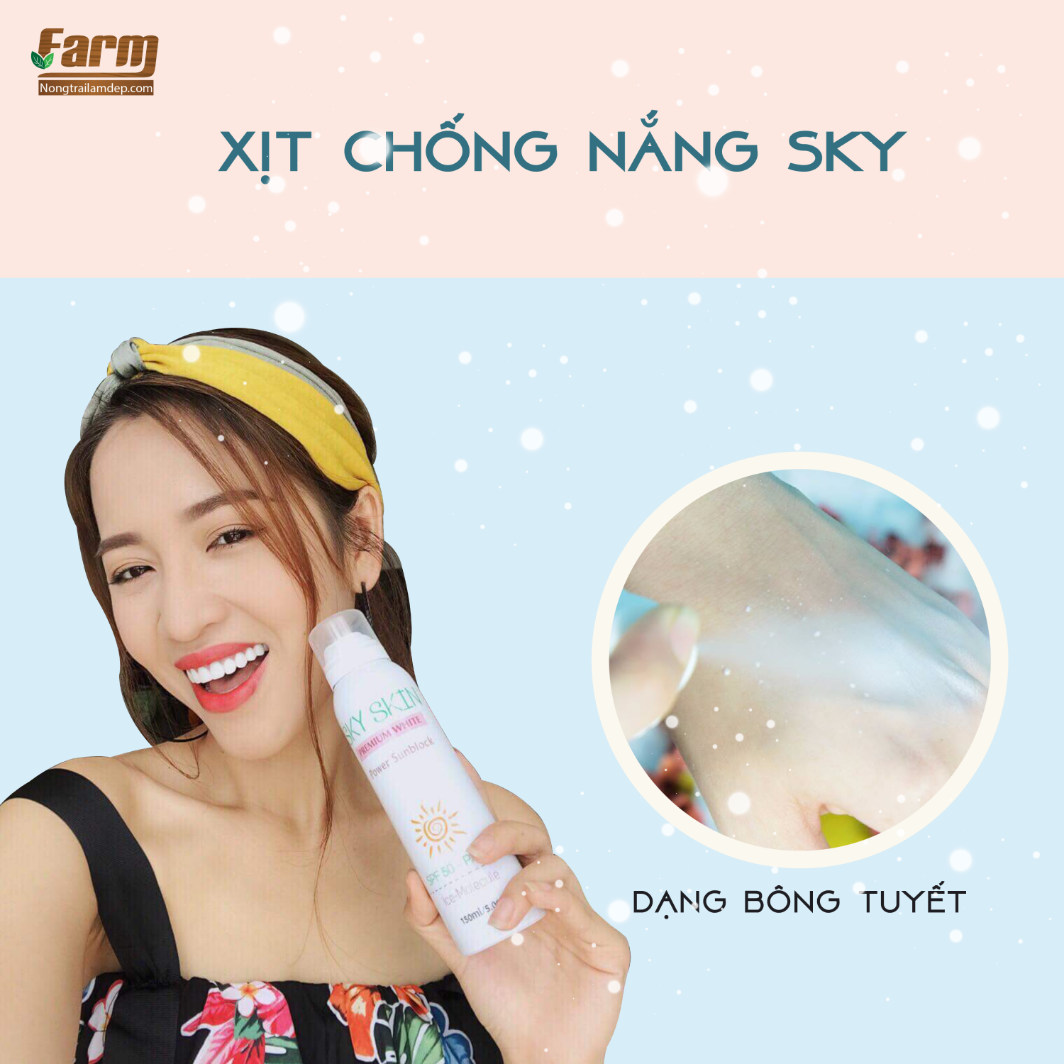 xịt chống nắng sky 