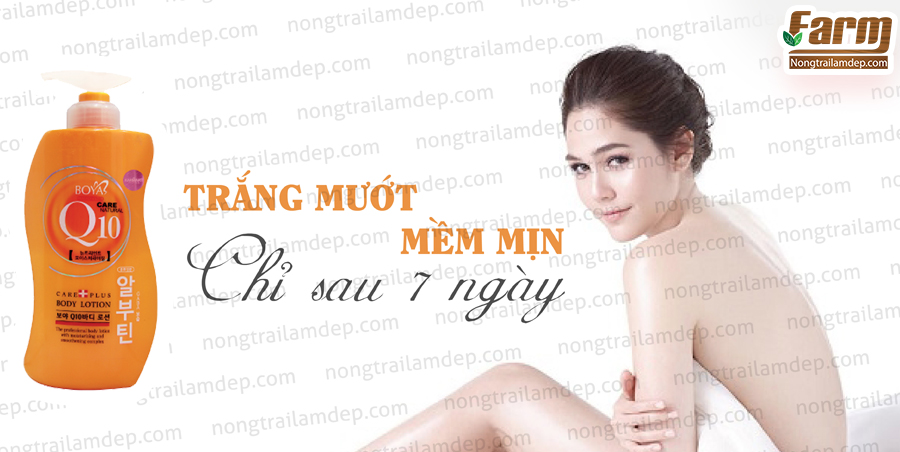 sữa dưỡng thể trắng da