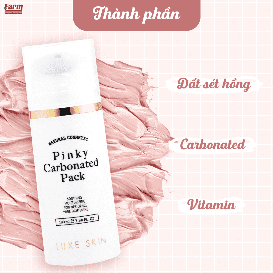 Mặt nạ sủi bọt với các thành phần thiên nhiên an toàn cho da