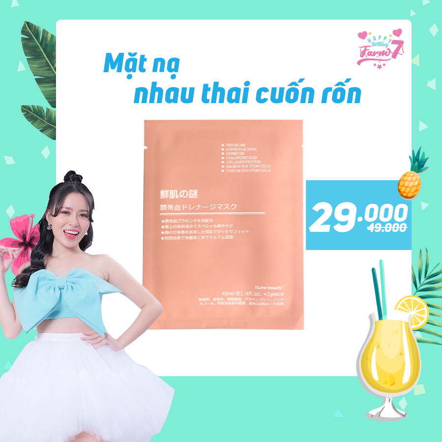 Mặt Nạ Nhau Thai Cuốn Rốn