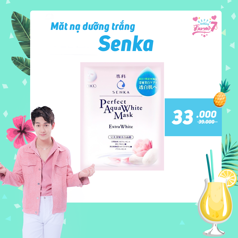 Mặt Nạ Dưỡng Trắng Senka