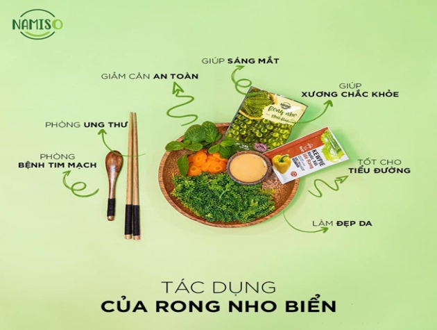 Tác dụng của rong nho với sức khỏe