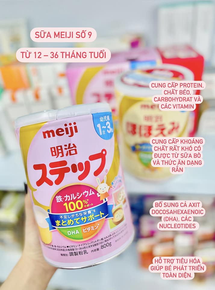 Sữa Meiji Nhật có tốt không và cách pha sữa Meiji 1~3 đúng cách?