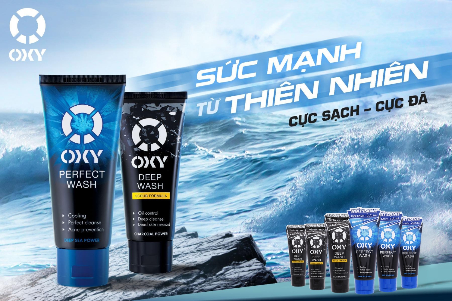 Kem Rửa Mặt Sạch Sâu OXY PERFECT WASH 