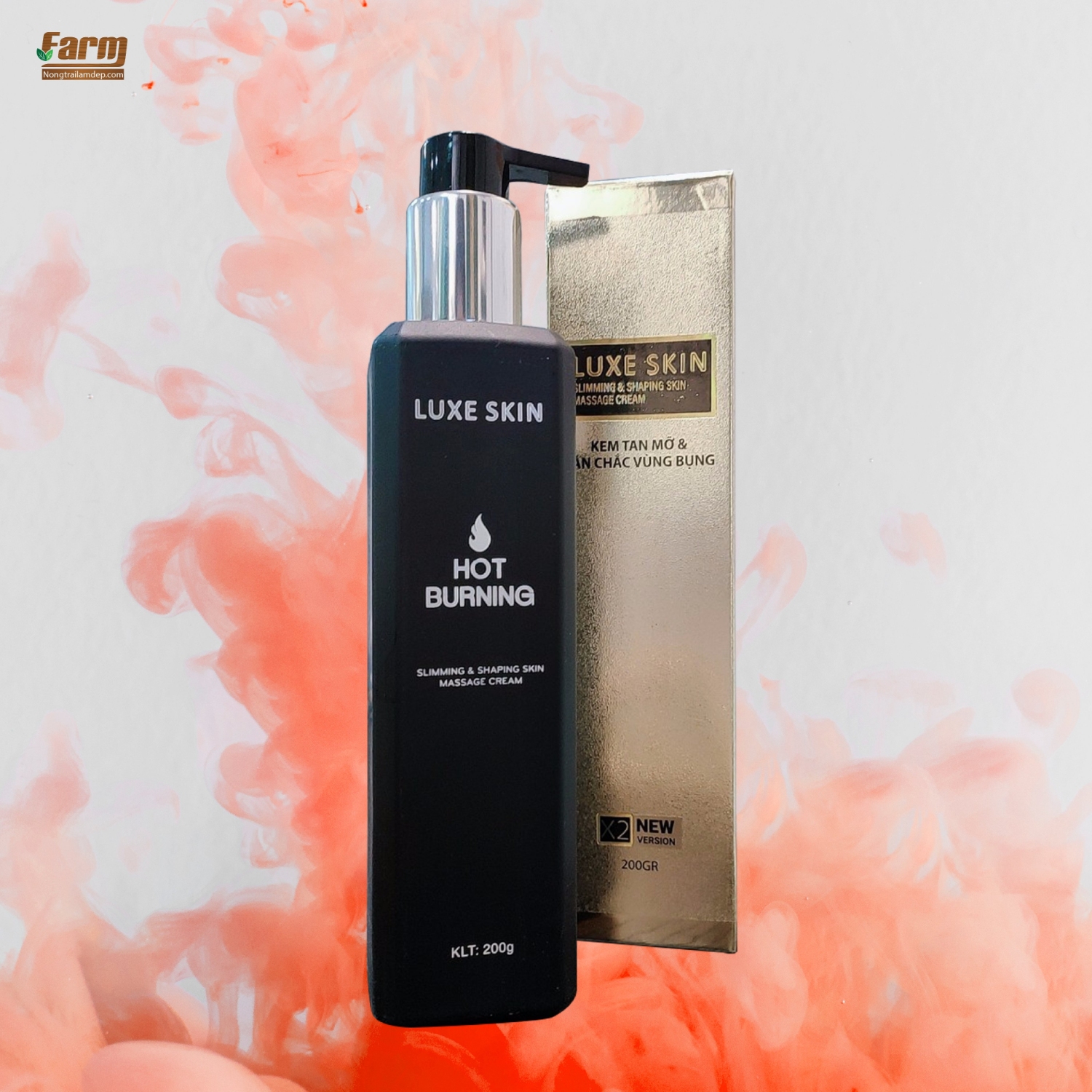 Kem massage tan mỡ bụng Luxe Skin 