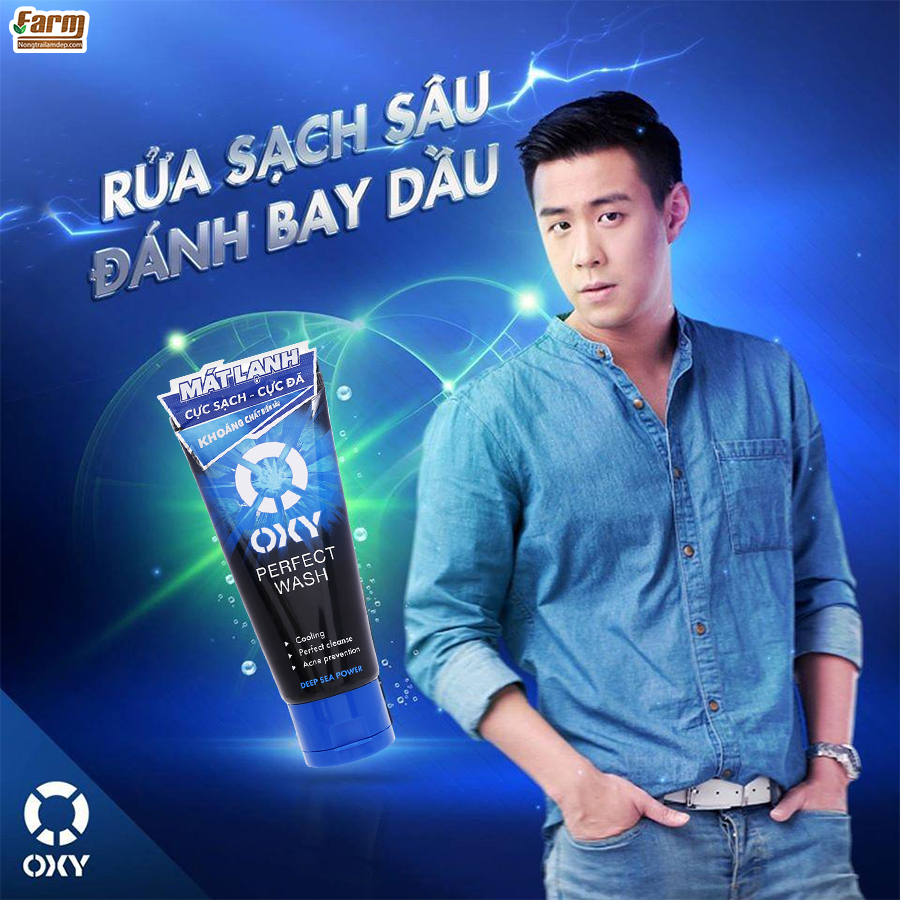 Kem Rửa Mặt Sạch Sâu OXY PERFECT WASH 