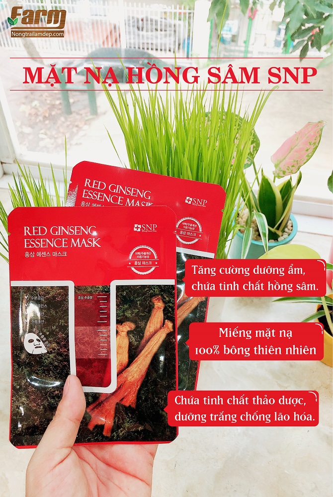 mặt nạ sâm SNP 02