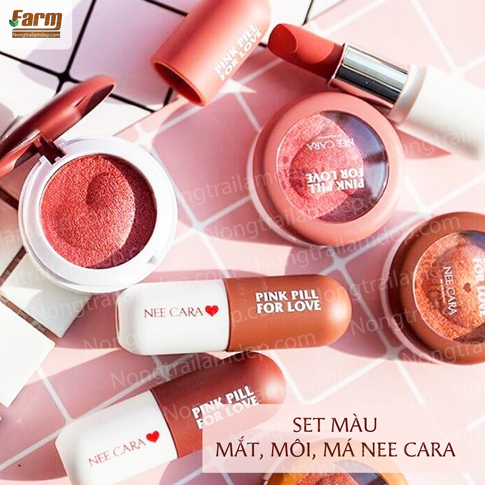 SET SON + PHẤN MẮT NEE CARA 07