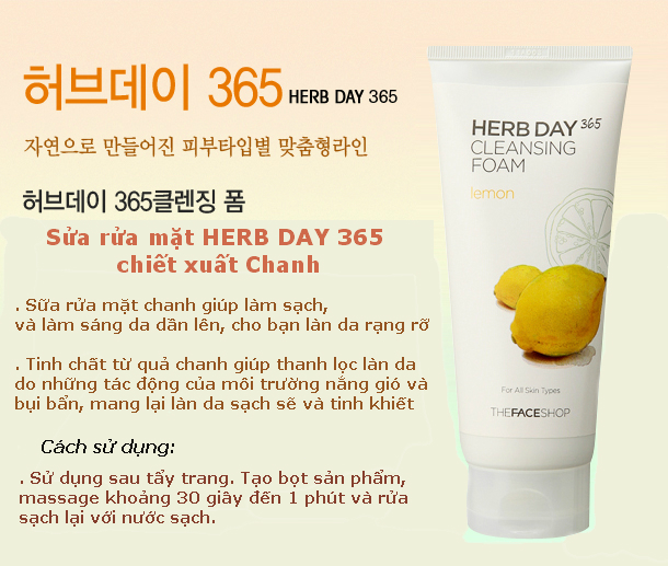 Sữa Rửa Mặt Chanh The Face Shop 