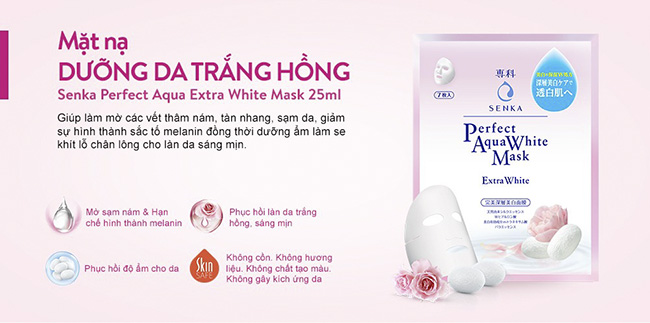 Mặt Nạ Dưỡng Trắng Senka