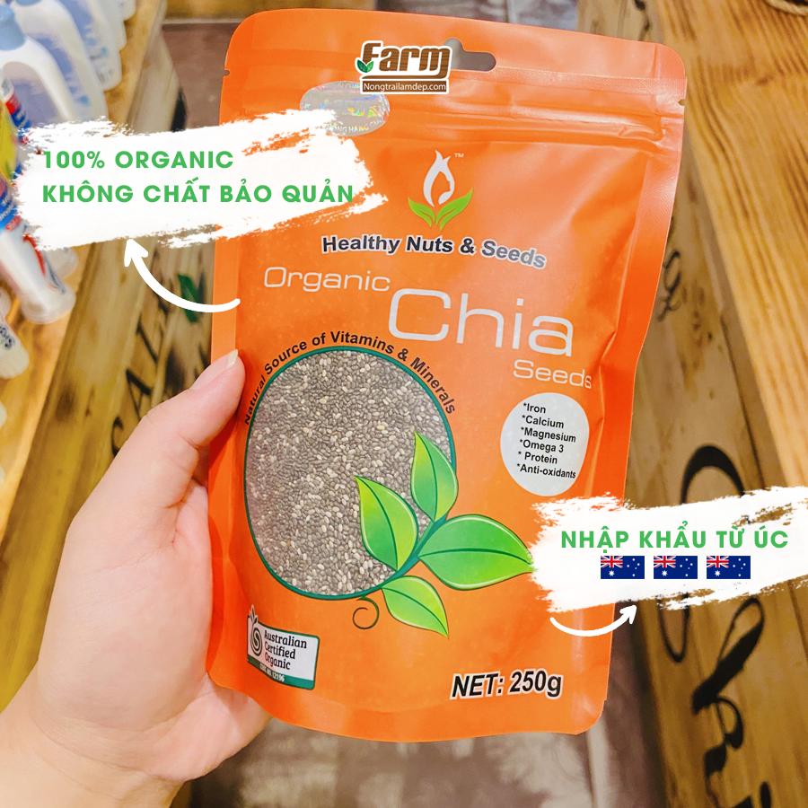 Hạt Chia Hữu Cơ Úc Healthy Nut And Seed Organic 250g