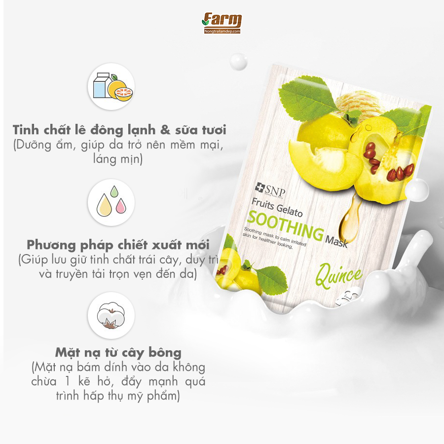 mặt nạ lê xay đông lạnh SNP