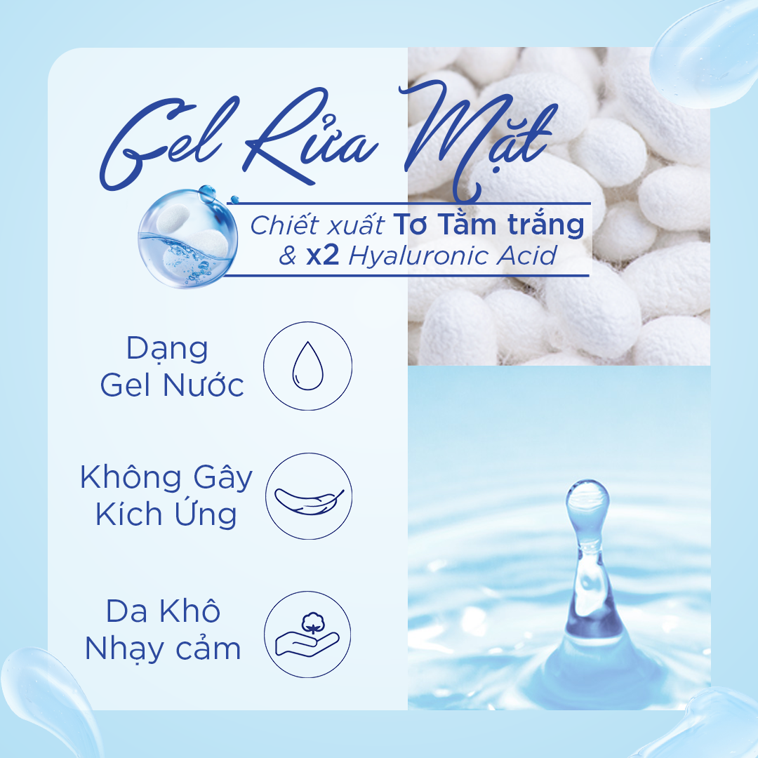 Gel Rửa Mặt Dưỡng Ẩm Sâu Senka Perfect Gentle Wash