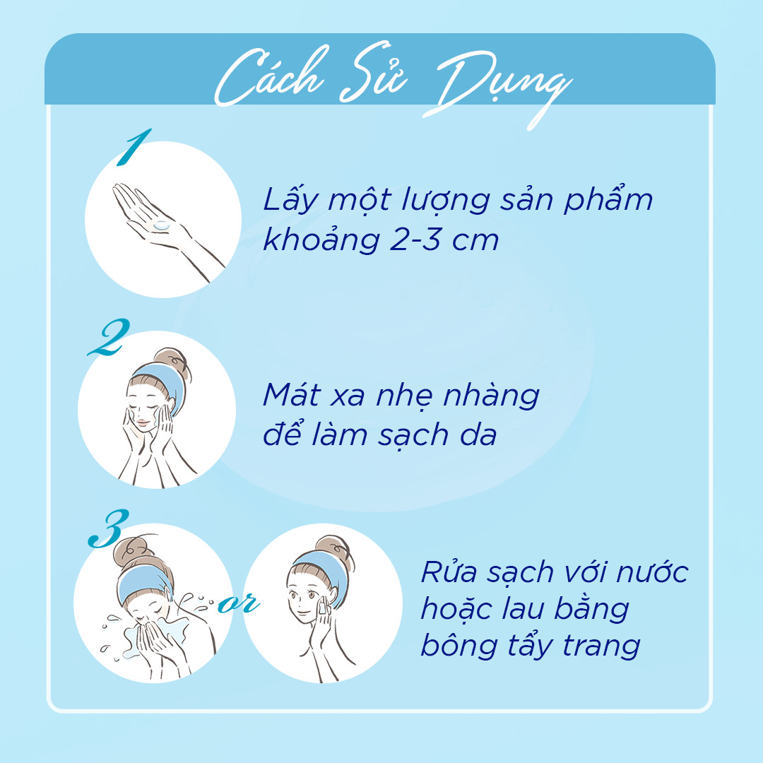 Gel Rửa Mặt Dưỡng Ẩm Sâu Senka Perfect Gentle Wash