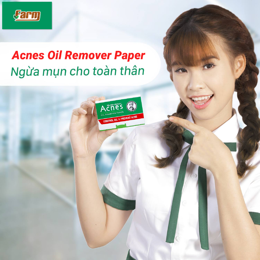 giấy thấm dầu acnes 1