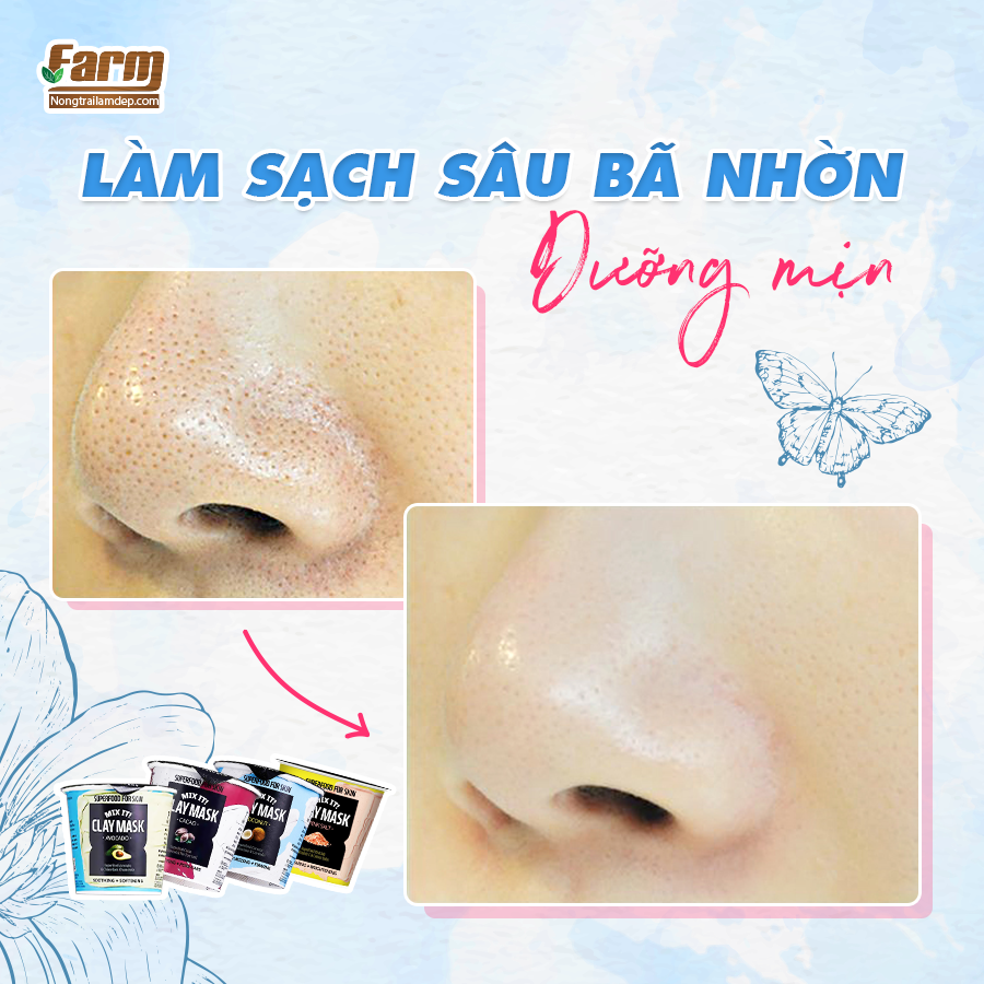 Mặt Nạ Đất Sét FarmSkin 10