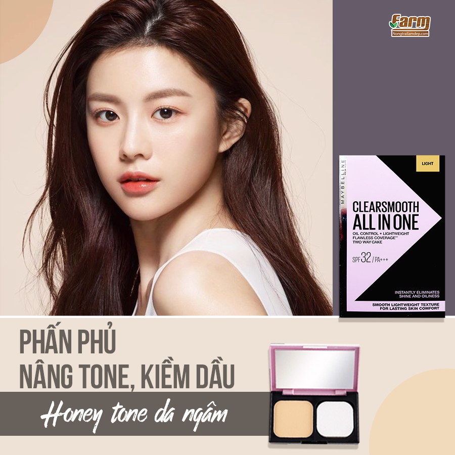 phấn phủ kiềm dầu maybelline all in one1