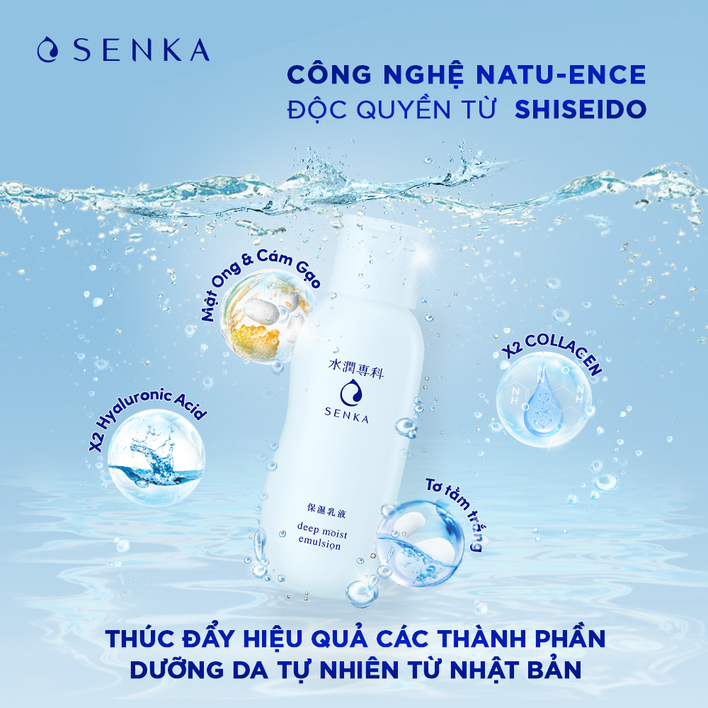 Tinh Chất Dưỡng Ẩm Chuyên Sâu Senka Emulsion