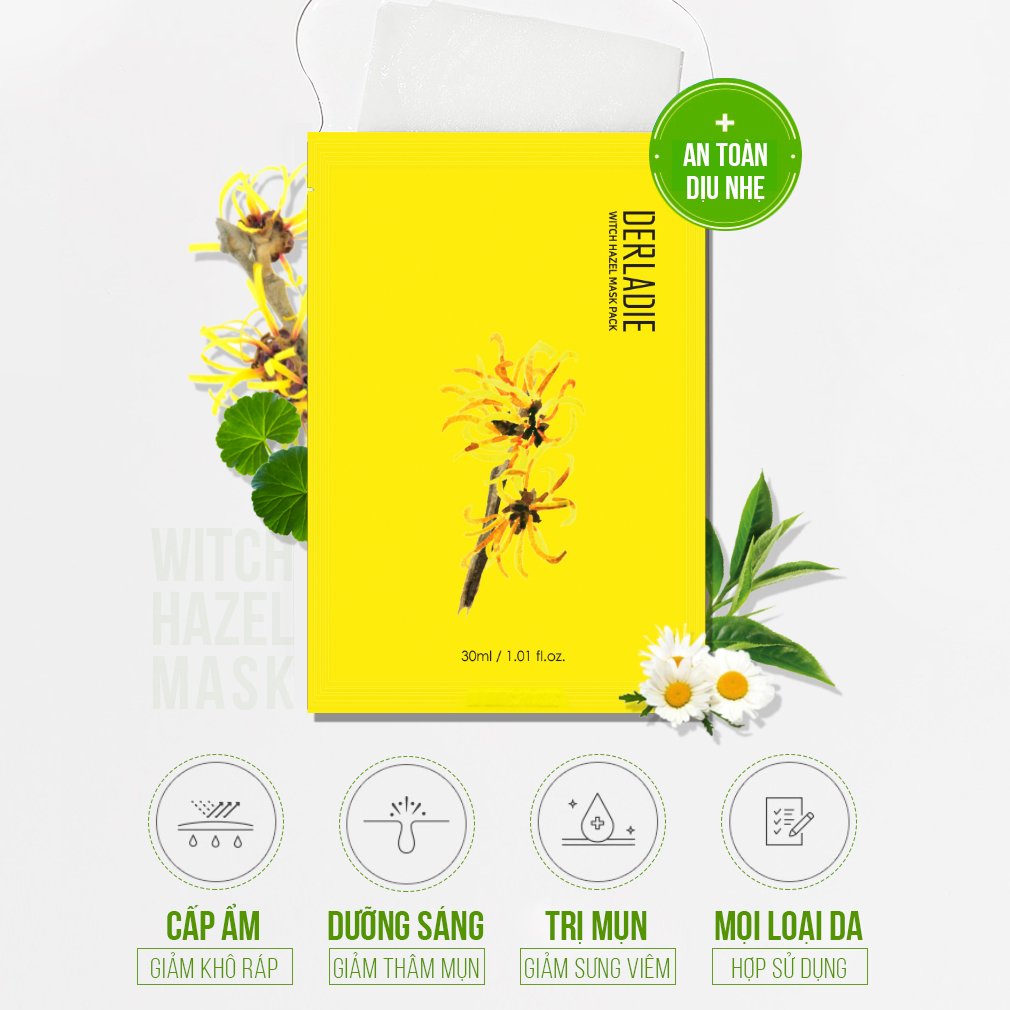 Mặt Nạ Dưỡng Ẩm Sáng Da Derladie