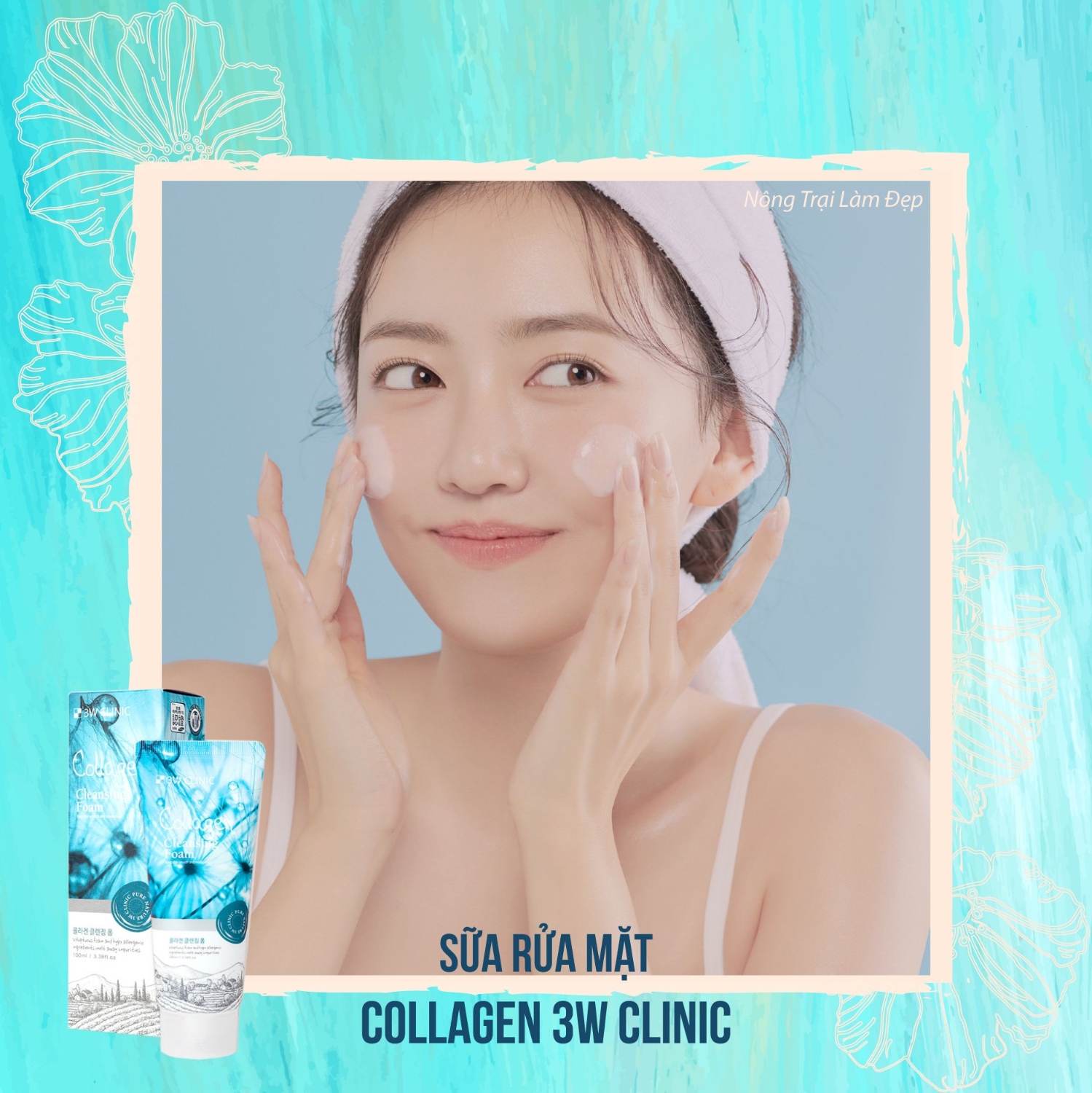 SỮA RỬA MẶT COLLAGEN 3W CLINIC