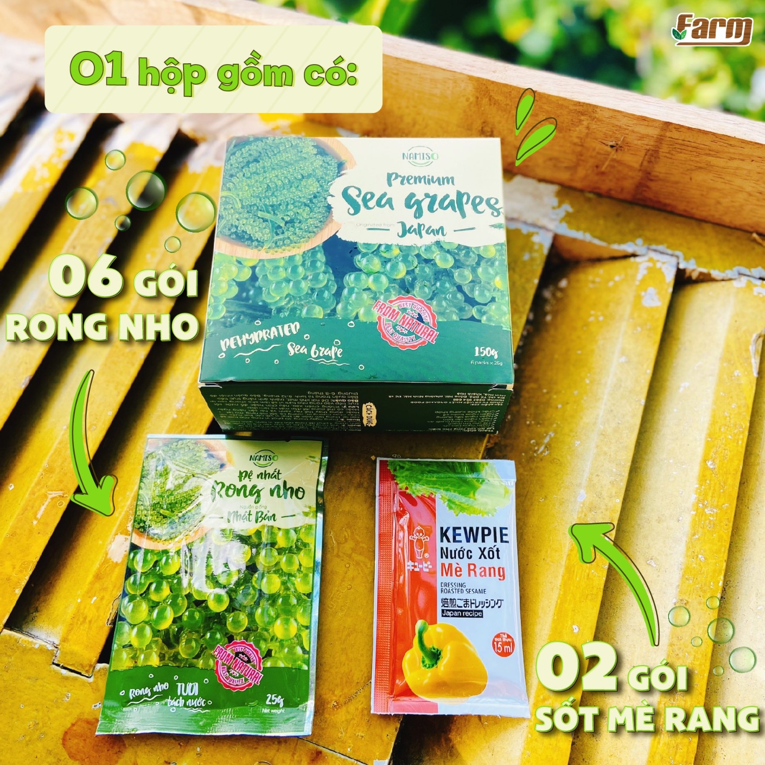 Rong Nho Tách Nước Namiso 150g