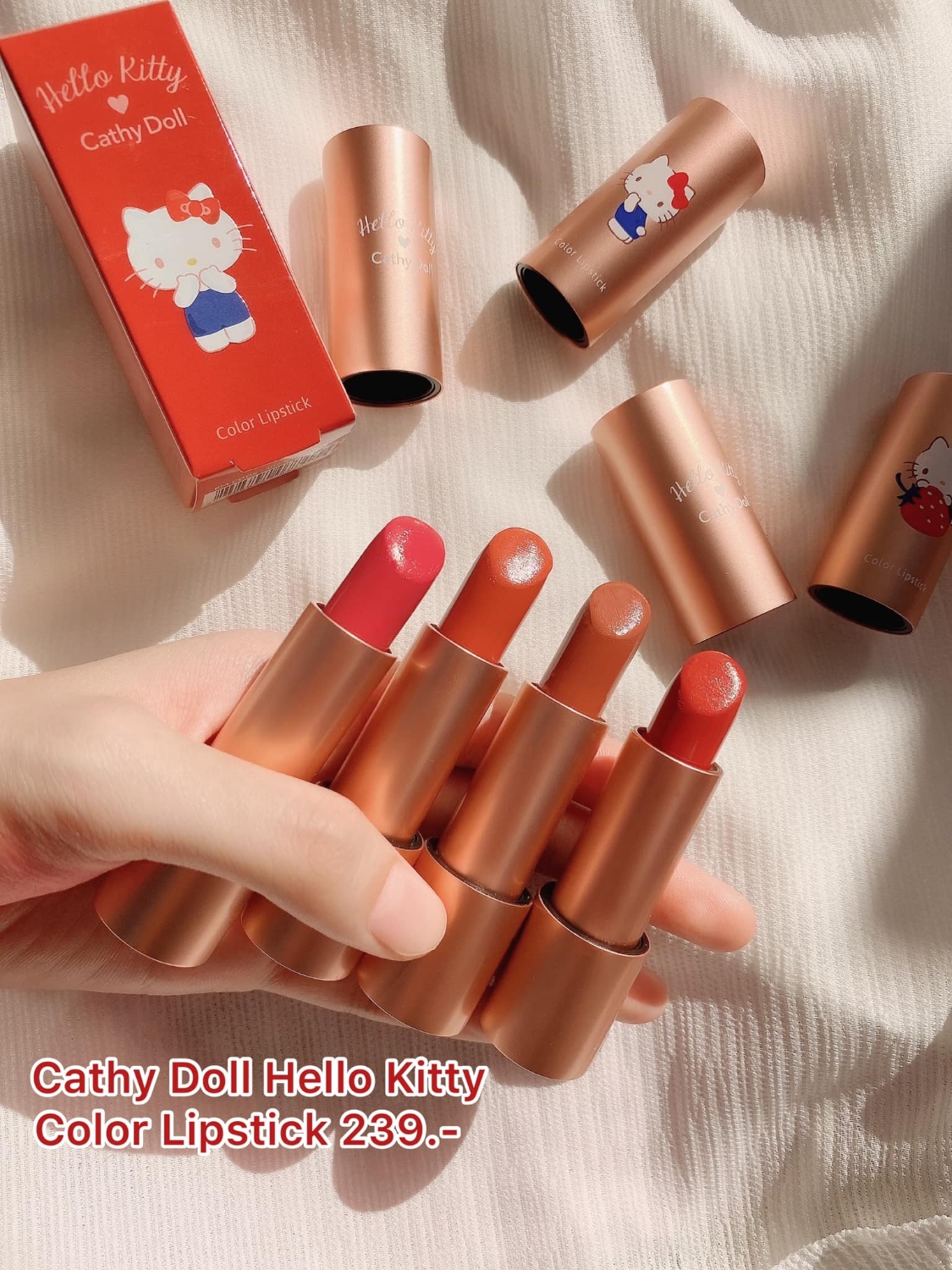 Son Thỏi Hello Kitty Cathy Doll Color Lipstick